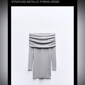 NWT!🤍🥂Party Metallic Dress.